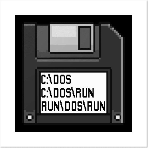 C:/DOS/RUN (PROGRAMMER HUMOR) Wall Art by remerasnerds